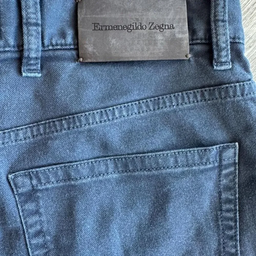 Ermenegildo-zegna Men's Navy and Black Trousers